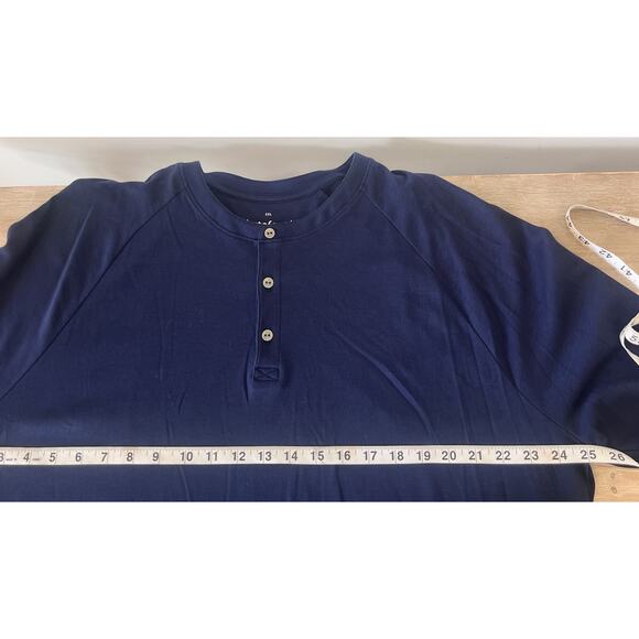 Mens Artefact Navy Blue Long Sleeve Shirt Size XXL - Picture 6 of 7